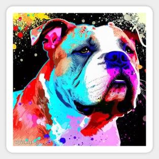 XL Bully Pop Art Sticker